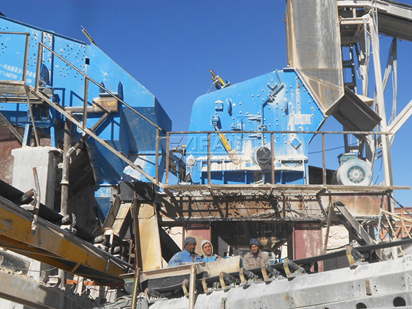200 t/h limestone production line in Algeria